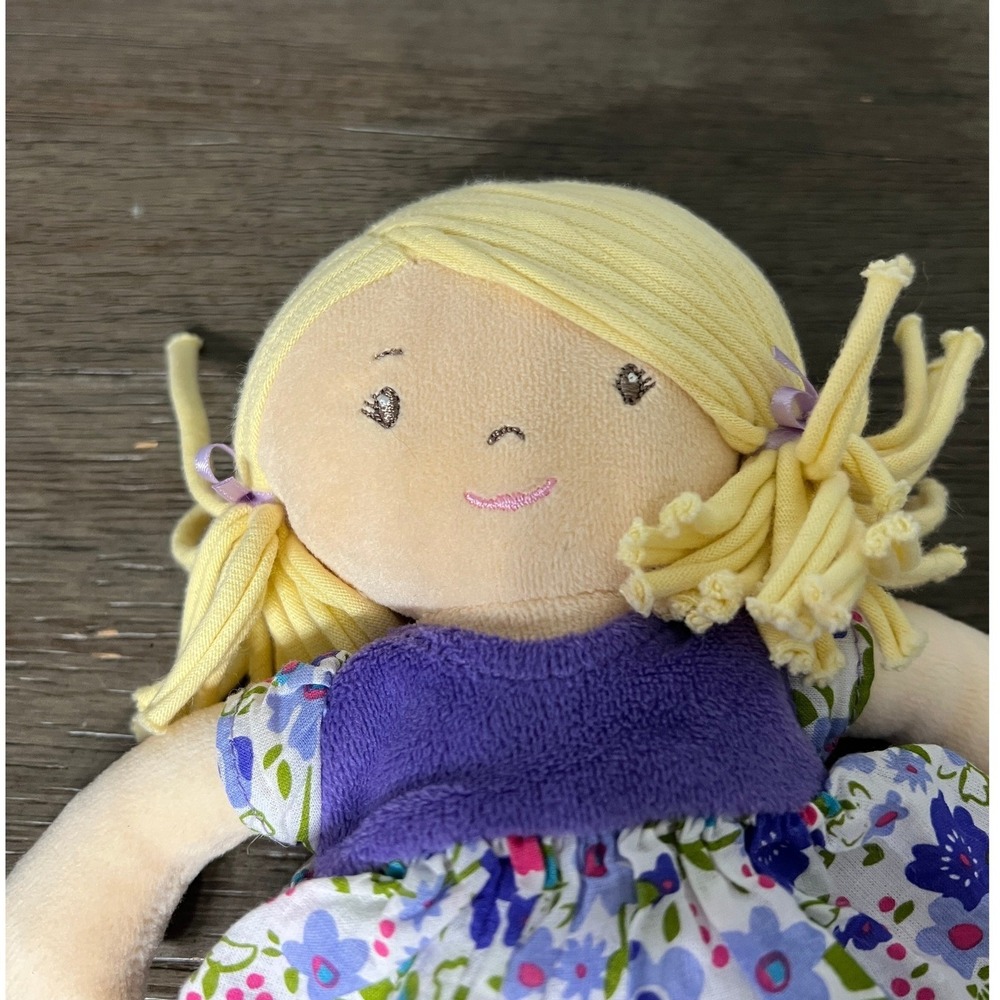 Bonikka Doll Plush Blonde Hair Purple Dress‎ Striped Legs Kids Toy Sri Lanka
